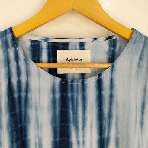 APHLOTUS 25SS Mercerized Tie-dye Crewneck LS Big Pullove メンズ import:M