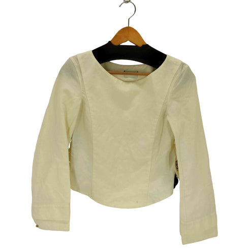 ルメール LEMAIRE コットンリネン スリーブレイヤードプルオーバー レディース 34