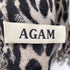 AGAM レオパード柄 大判 フリンジストール メンズ ONE SIZE
