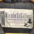 ニコルサンジル Nicole St Gilles パワーショルダー 比翼ジップ カウレザー ハーフコート メンズ import:L