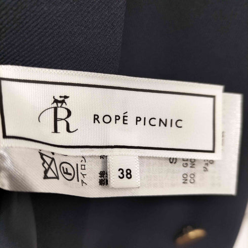 ロペピクニック Rope Picnic ウールライクサージ金ボタンジャケット レディース 38