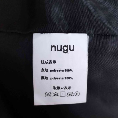 nugu キルティングベルトペディンジャケット レディース