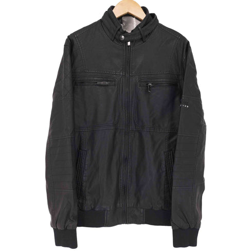 デシグアル Desigual レザーエフェクトライダースジャケット AQUILES メンズ S