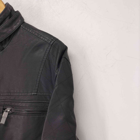 デシグアル Desigual レザーエフェクトライダースジャケット AQUILES メンズ S