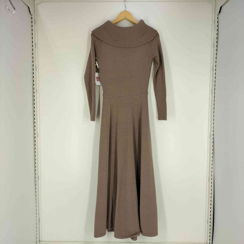 ルエレ Louere オフショルフレアニットワンピース レディース MT