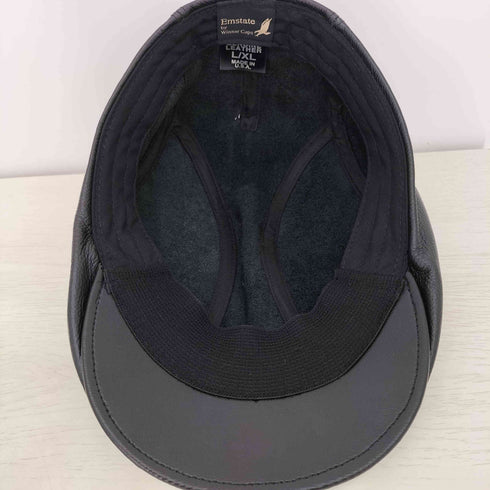 エムステイト Emstate USA製 シボ革 レザーハンチング メンズ L/XL