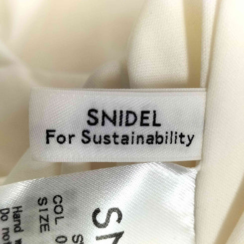 スナイデル snidel 22aw ORGANICSティアードボリュームスカート レディース JPN:0