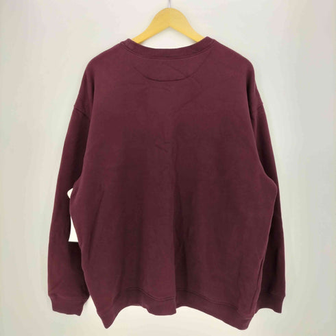 クラフトアンドバロー Croft&Barrow ロゴ アップリケ 刺繍 クルーネック スウェット メンズ import:XL