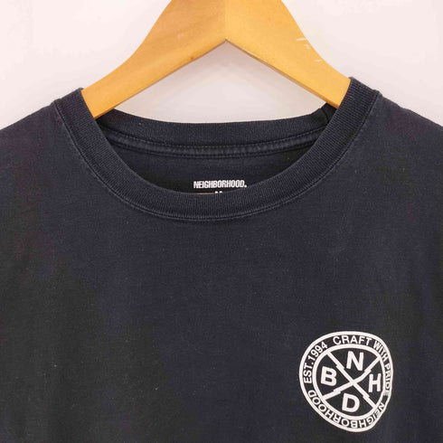 ネイバーフッド NEIGHBORHOOD 両面プリント スリーブロゴ ロングスリーブTシャツ メンズ import:M