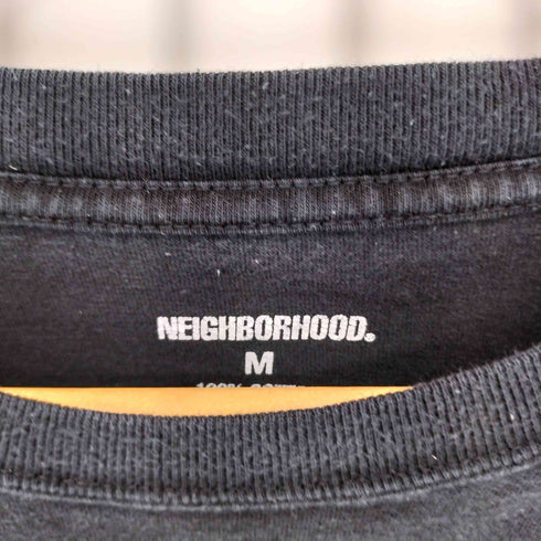 ネイバーフッド NEIGHBORHOOD 両面プリント スリーブロゴ ロングスリーブTシャツ メンズ import:M