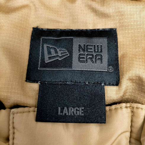 ニューエラ NEW ERA PRIMALOFT プリマロフト ロゴ 刺繍 スタンドネック 中綿 パフ ジャケット メンズ import:L