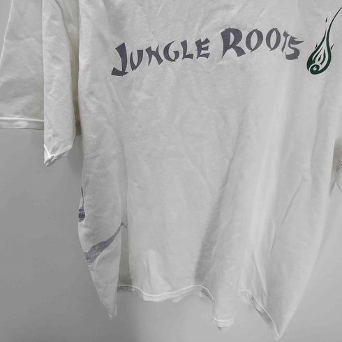GILDAN ボディ ULTRA COTTON Jungle Roots サイド グラフィック プリント Tシャツ メンズ import:XL