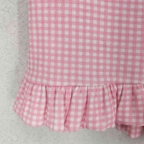 キャンディストリッパー Candy Stripper 24SS GINGHAM CHECK FRILL SKIRT PANTS レディース 2
