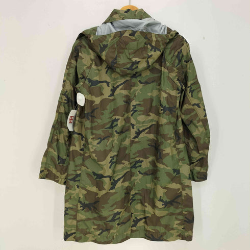 ノースフェイスパープルレーベル THE NORTH FACE PURPLE LABEL 迷彩 ナイロン フード付き レインコート レディース