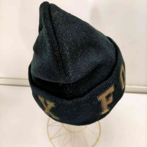 XX FOUR カモ 迷彩柄 ロゴ ビーニー ニット キャップ メンズ FREE