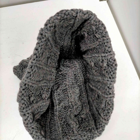 ニューエラ NEW ERA ロゴ 刺繍 ローゲージ ケーブル ウール アクリル ニット ビーニー キャップ メンズ