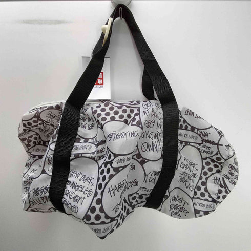 ステューシー Stussy ショーンフォント 総柄 ボストン バッグ メンズ