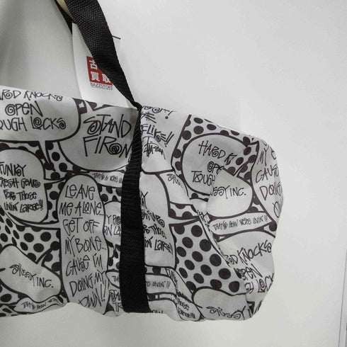 ステューシー Stussy ショーンフォント 総柄 ボストン バッグ メンズ