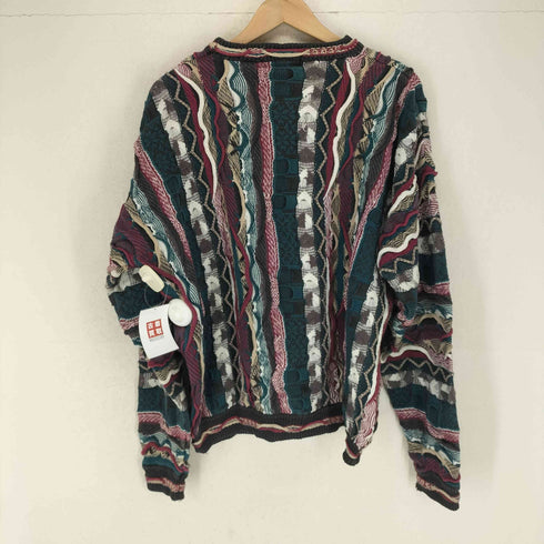 クラフトアンドバロー Croft&Barrow 90S コットン3Dニット メンズ import:L