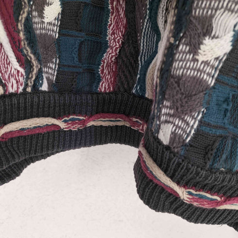 クラフトアンドバロー Croft&Barrow 90S コットン3Dニット メンズ import:L