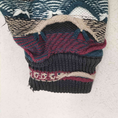 クラフトアンドバロー Croft&Barrow 90S コットン3Dニット メンズ import:L