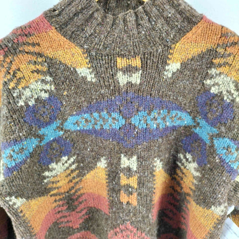 ローレンラルフローレン LAUREN RALPH LAUREN ネイティブ柄 ハイネック ニット メンズ import:S