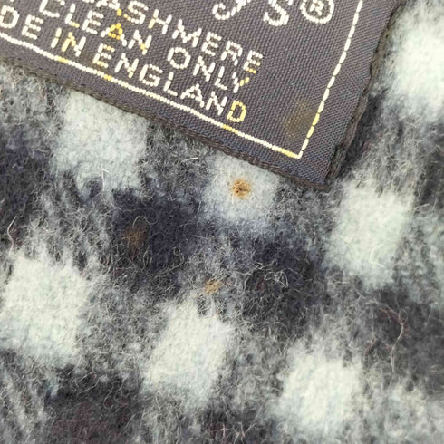 バーバリーズ BURBERRYS カシミヤ ノバチェック フリンジ マフラー メンズ