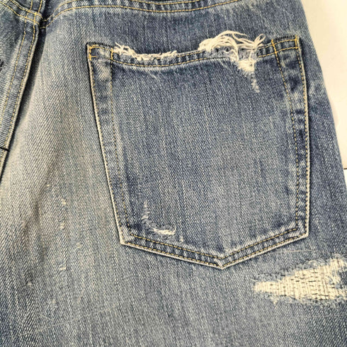 ヒステリックグラマー HYSTERIC GLAMOUR CPR加工デニム ストレートパンツ メンズ 31