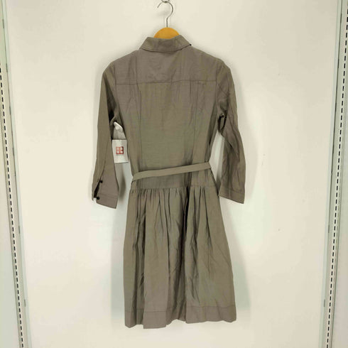 バーバリーロンドン BURBERRY LONDON プリーツシャツワンピース レディース 38