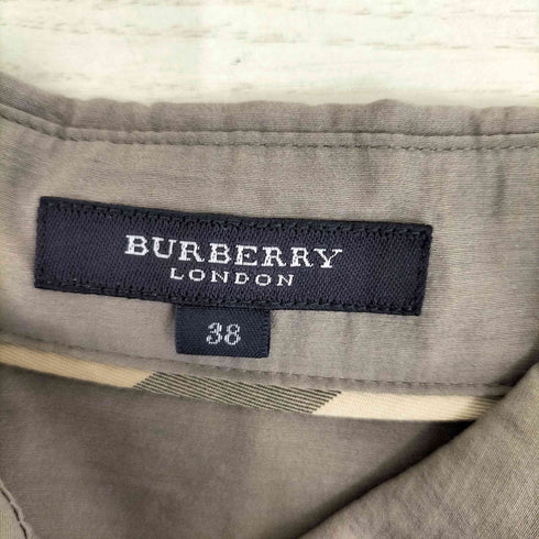 バーバリーロンドン BURBERRY LONDON プリーツシャツワンピース レディース 38