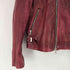 STRUM Burning dyed 地生フルタンニン カーフシュリンク シングルライダース ジャケット メンズ JPN:M
