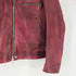 STRUM Burning dyed 地生フルタンニン カーフシュリンク シングルライダース ジャケット メンズ JPN:M
