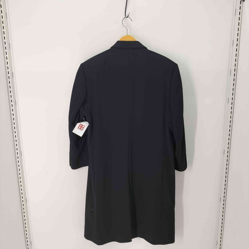 Pure Cashmere ダブルブレスト ピークドラペル チェスターコート メンズ S