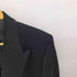 Pure Cashmere ダブルブレスト ピークドラペル チェスターコート メンズ S