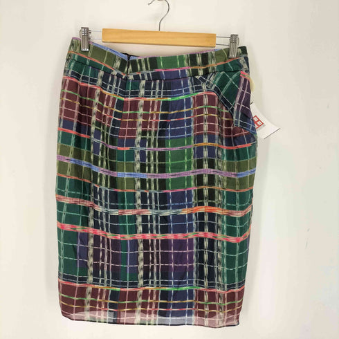 エンポリオアルマーニ EMPORIO ARMANI 変形 マルチカラースカート レディース 44