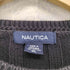 ノーティカ NAUTICA ロゴ刺繍 ねじれデザインニット メンズ import:XL