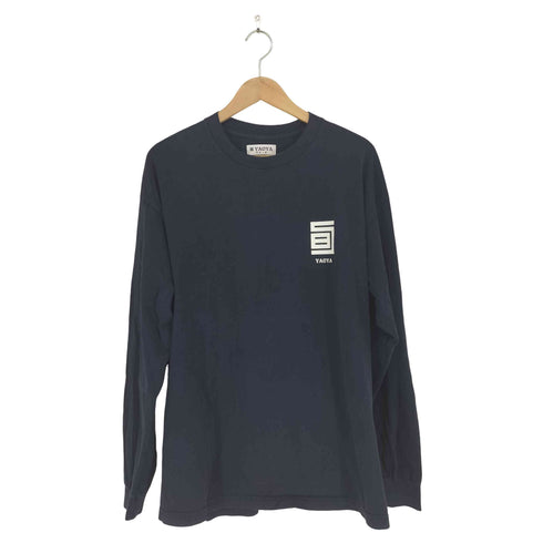 YAOYA スリーブ漢字プリント ロングスリーブTシャツ domestic メンズ JPN:XL