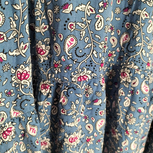 アンティカパターントルソ antiqua patterntorso ペイズリー柄 ティアードワンピース レディース FREE