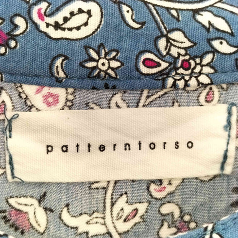 アンティカパターントルソ antiqua patterntorso ペイズリー柄 ティアードワンピース レディース FREE