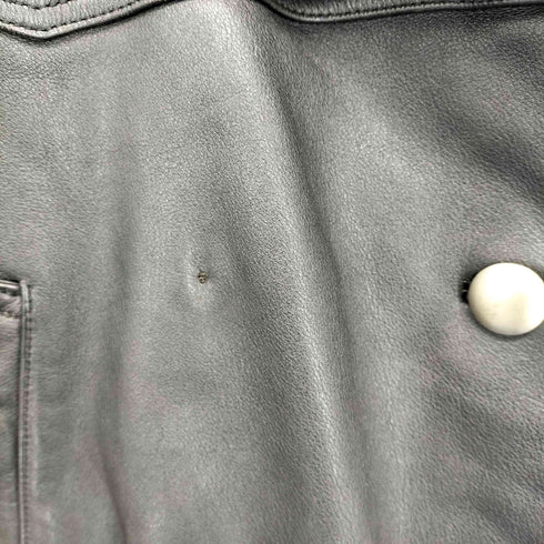 イエローコーン YELLOW CORN ヘビー レザーライダースジャケット メンズ S