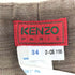 ケンゾー KENZO OLD レーヨンリネンワイドパンツ レディース 34