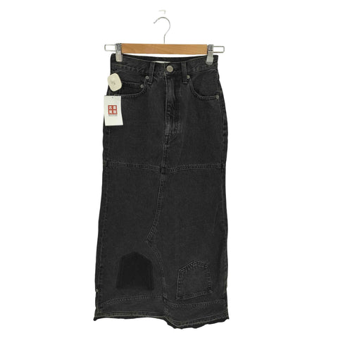 マウジー moussy UPSIDE DOWN REMAKE デニムスカート レディース JPN:0