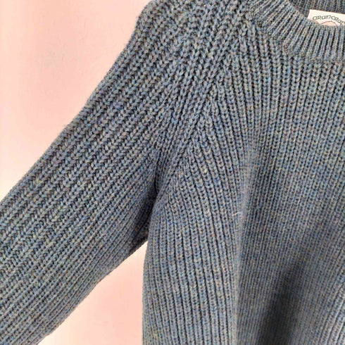 ARAN CRAFTS アイルランド製 フィッシャーマン ニット メンズ import:L