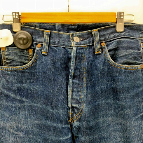 リーバイス Levis 90S 501XX BIGE 55モデル 復刻 ボタン裏 555 刻印 バレンシア工場 Vステッチ ポケット裏シングル 赤耳 ボタンフライ デニム パンツ 1997年製 メンズ W31 L:36