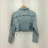 ザラ ZARA クロップド 短丈 デニムジャケット レディース import:XS