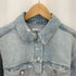 ザラ ZARA クロップド 短丈 デニムジャケット レディース import:XS