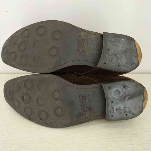 クロケットアンドジョーンズ CROCKETT&JONES Uチップ スエード ハイカットブーツ メンズ 7 1/2