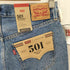 リーバイス Levis 別注 501 ORIGINAL CROPPED ストレートデニムパンツ レディース W28