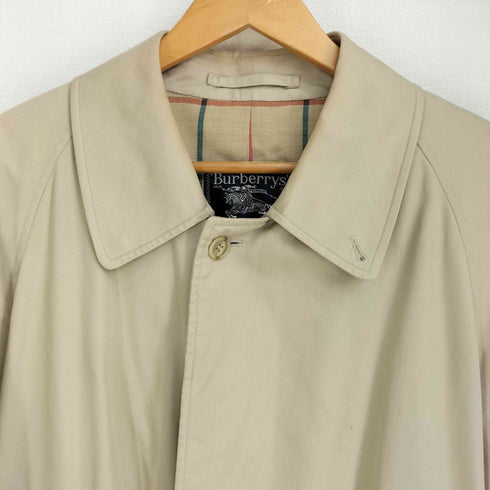 バーバリーズ BURBERRYS 90S 裏地ノバチェック 比翼 ステンカラーコート メンズ