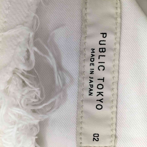 パブリックトウキョウ PUBLIC TOKYO ペイントデニムパンツ レディース JPN:2